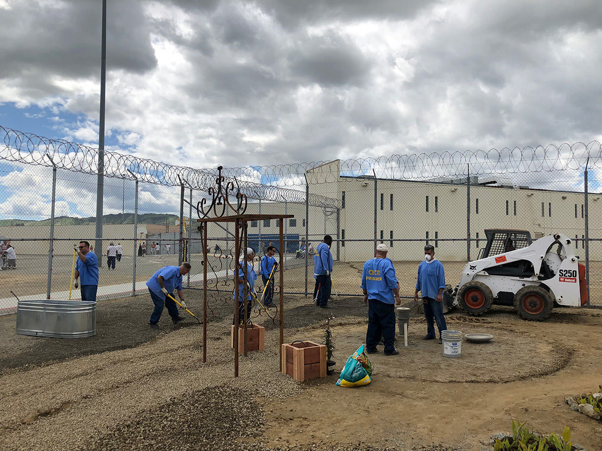 Avenal State Prison garden